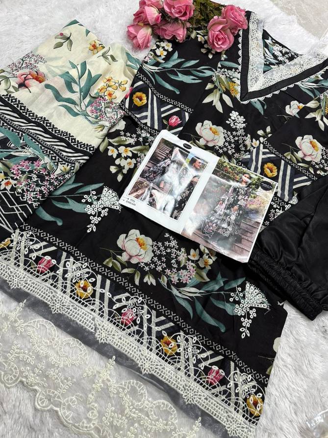 1406 and 1407 Mehboob Tex Embroidery Patch Cotton Pakistani Suits Wholesale Online